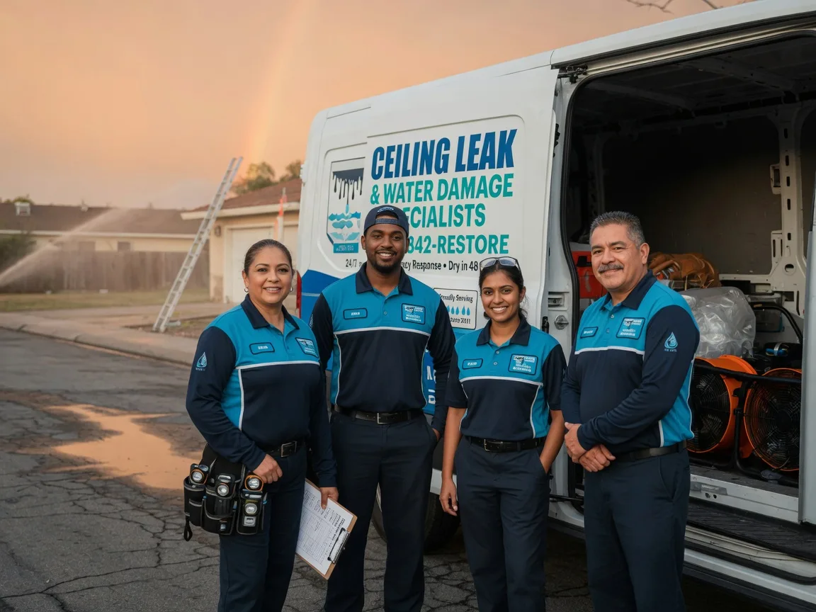 Ceiling Leak Cleanup company in La Valle, WI