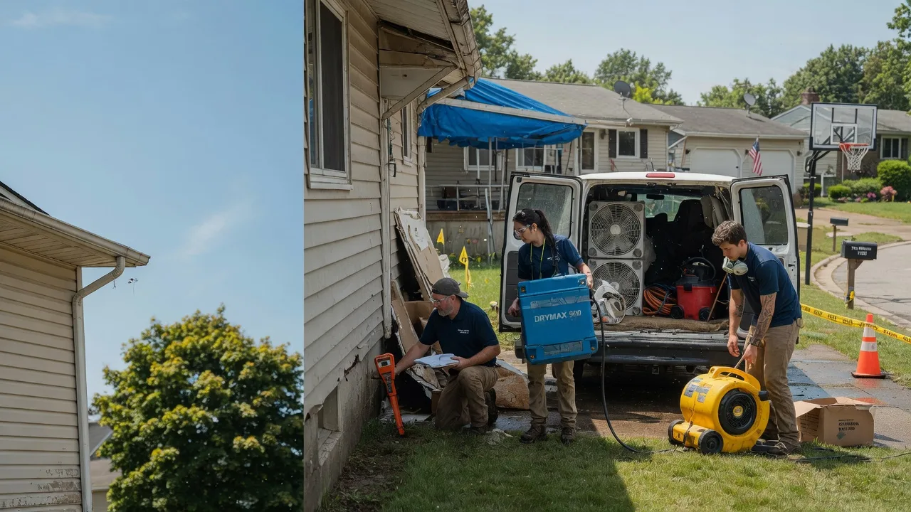 Ceiling Leak Cleanup in La Valle, WI near me